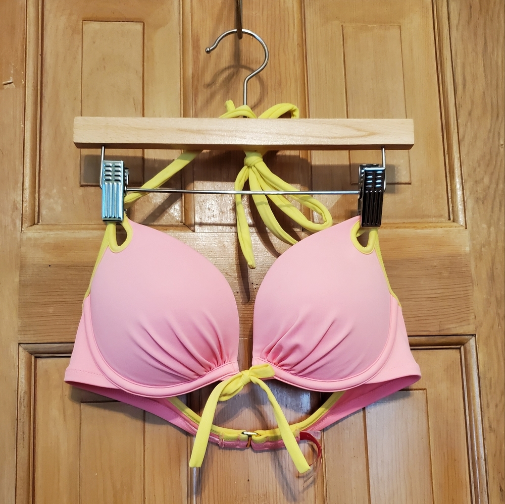 Victoria's Secret 34B Pink Swim Top